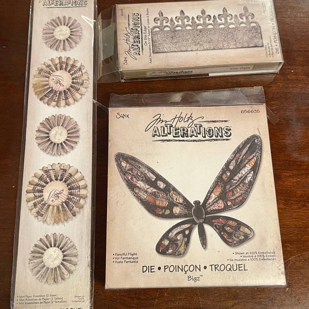 Lot of 3 Tim Holtz dies